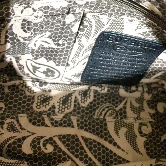 Brighton Two-tone Leather Shoulder Bag - Picture 9 of 12